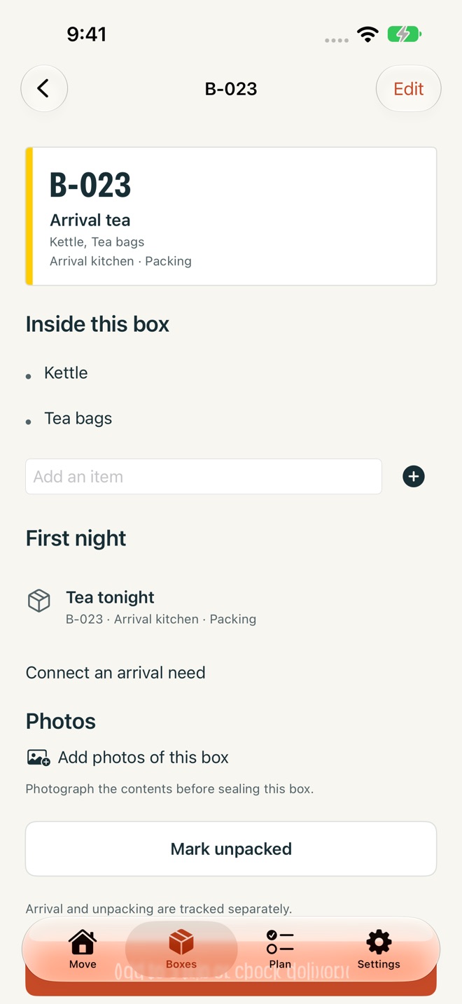 MoveBox: Moving Checklist screenshot 2