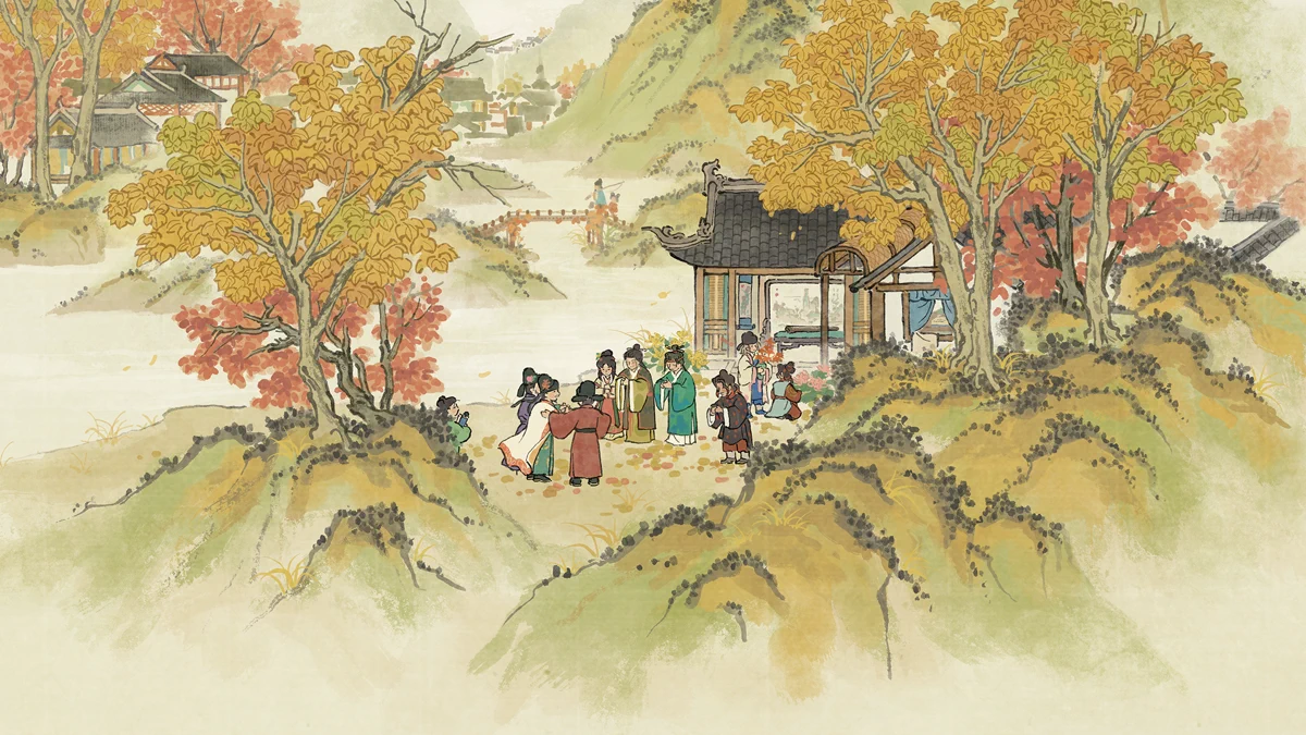 江南百景图 search result, In-app event: 秋日胜春朝