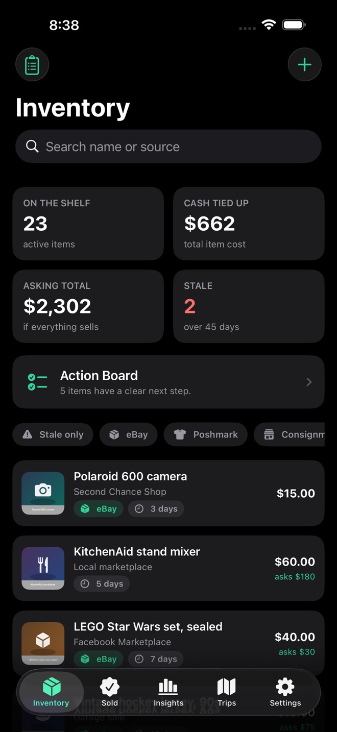 FlipStock: Reseller Inventory screenshot 1