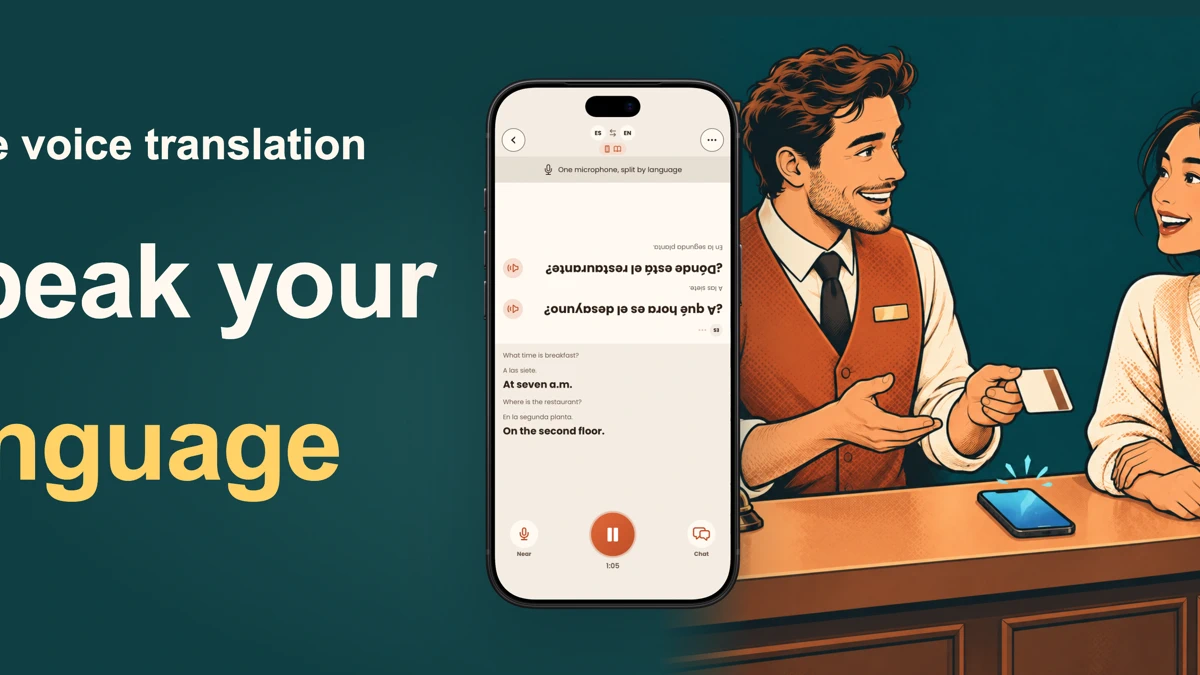 Listen World: Voice Translator App Store product page header