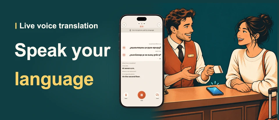 Listen World: Voice Translator App Store product page header