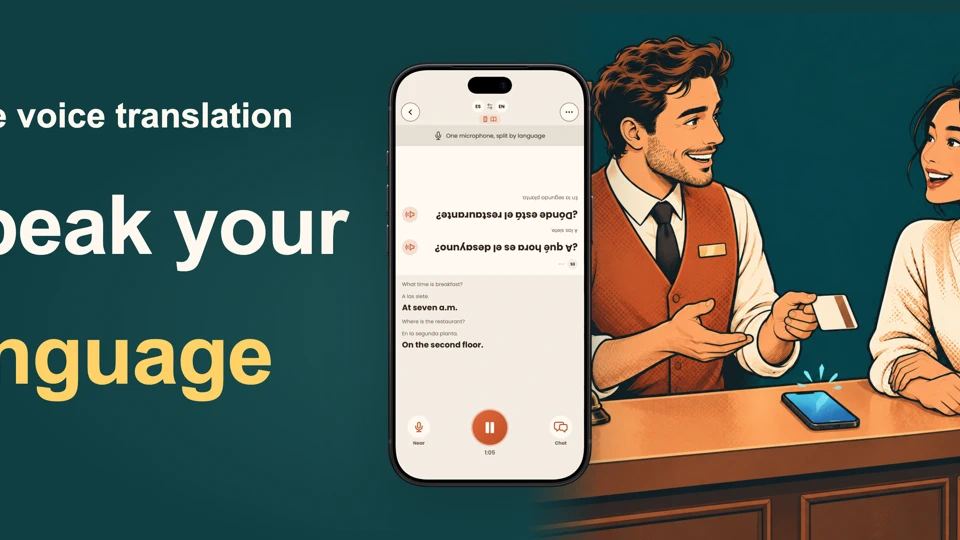 Listen World: Voice Translator App Store product page header