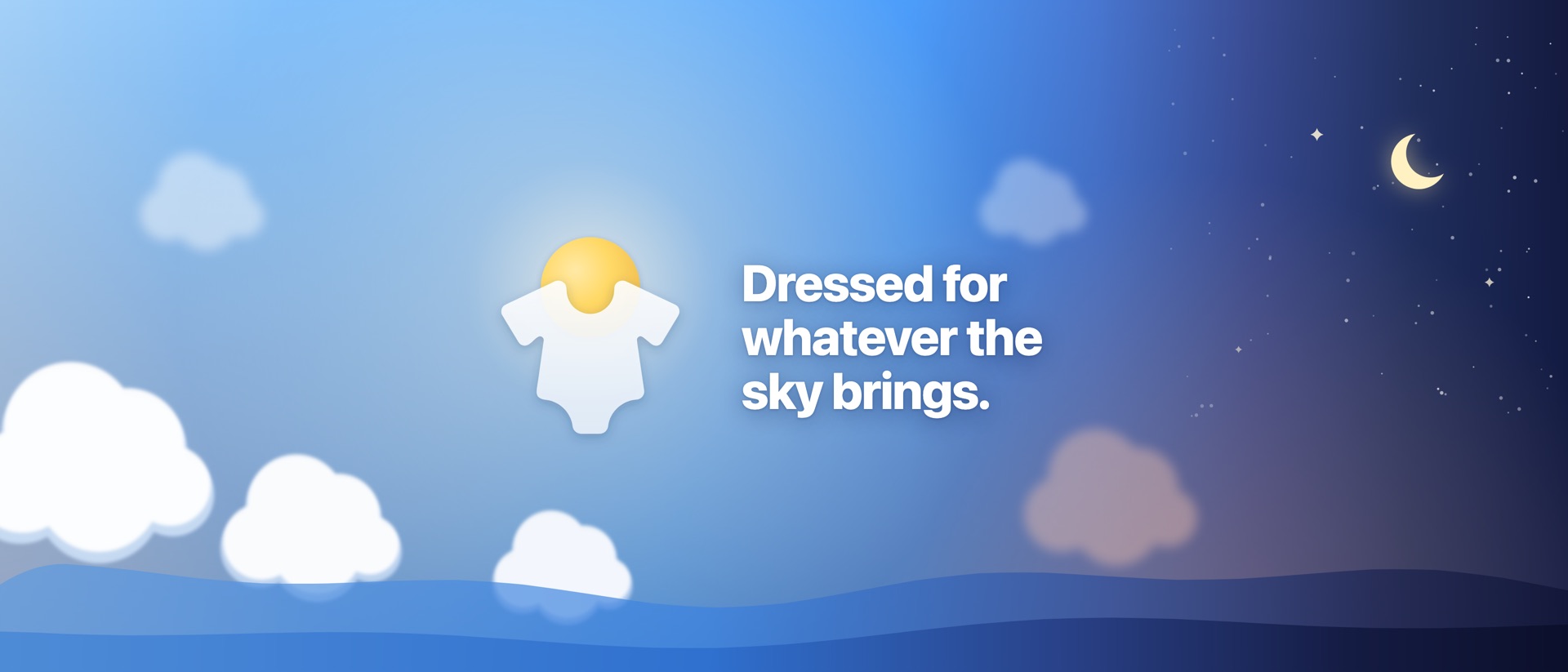 Tots Weather product page header