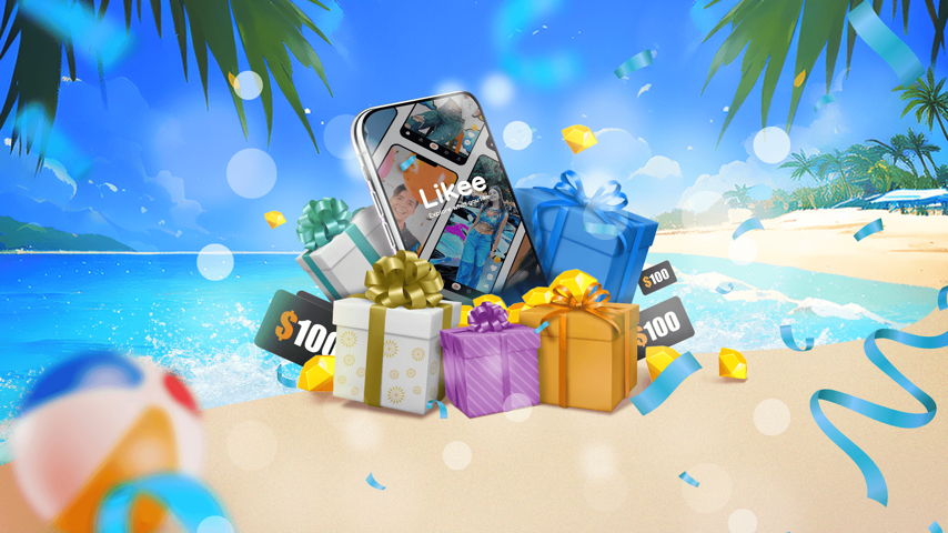 Join Likee, share summer joy Special Event Join Likee, share summer joy Special Event