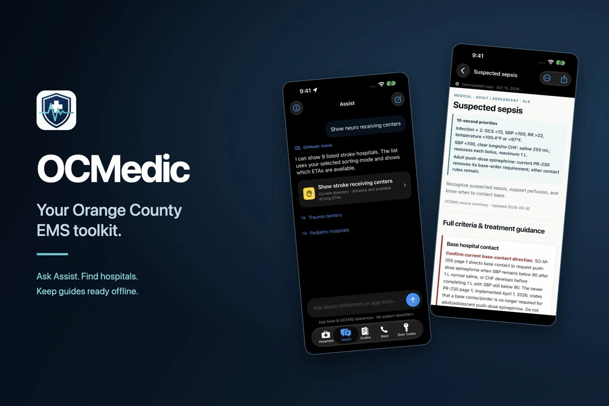 OCMedic search result