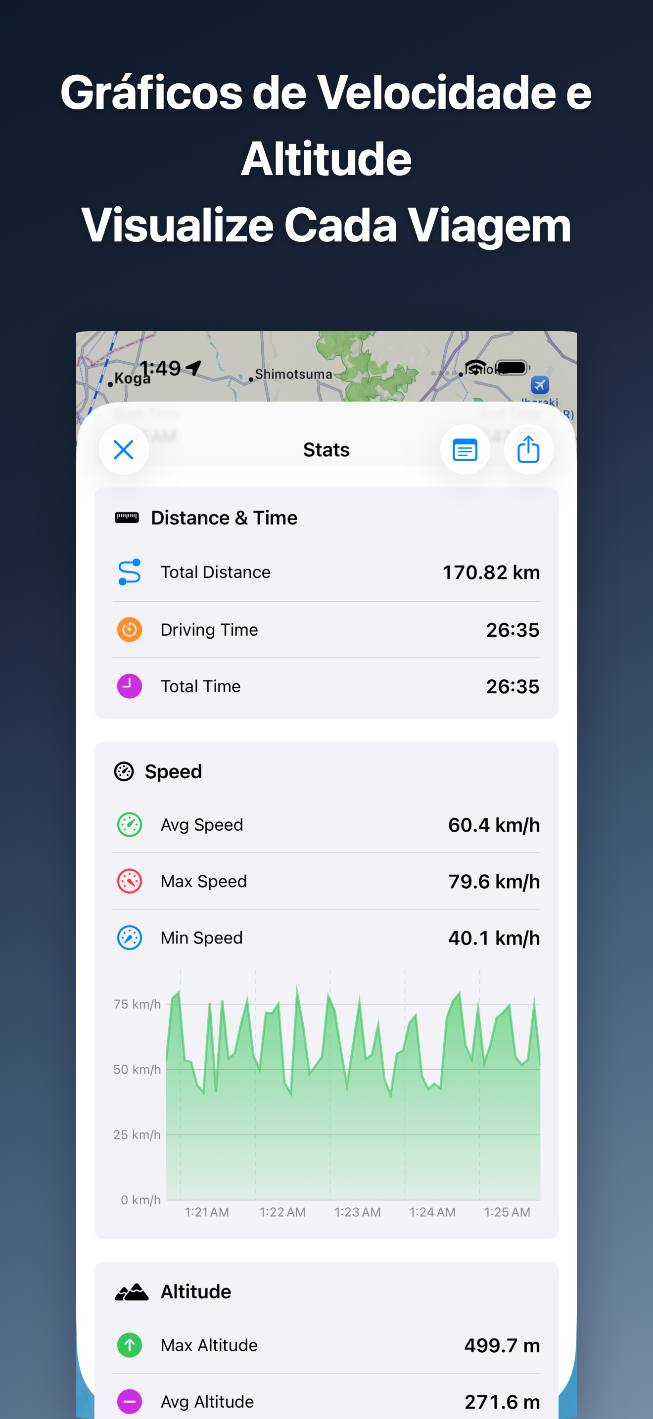 DriveTracker - Driving Log iOS screenshot 4 showing app interface