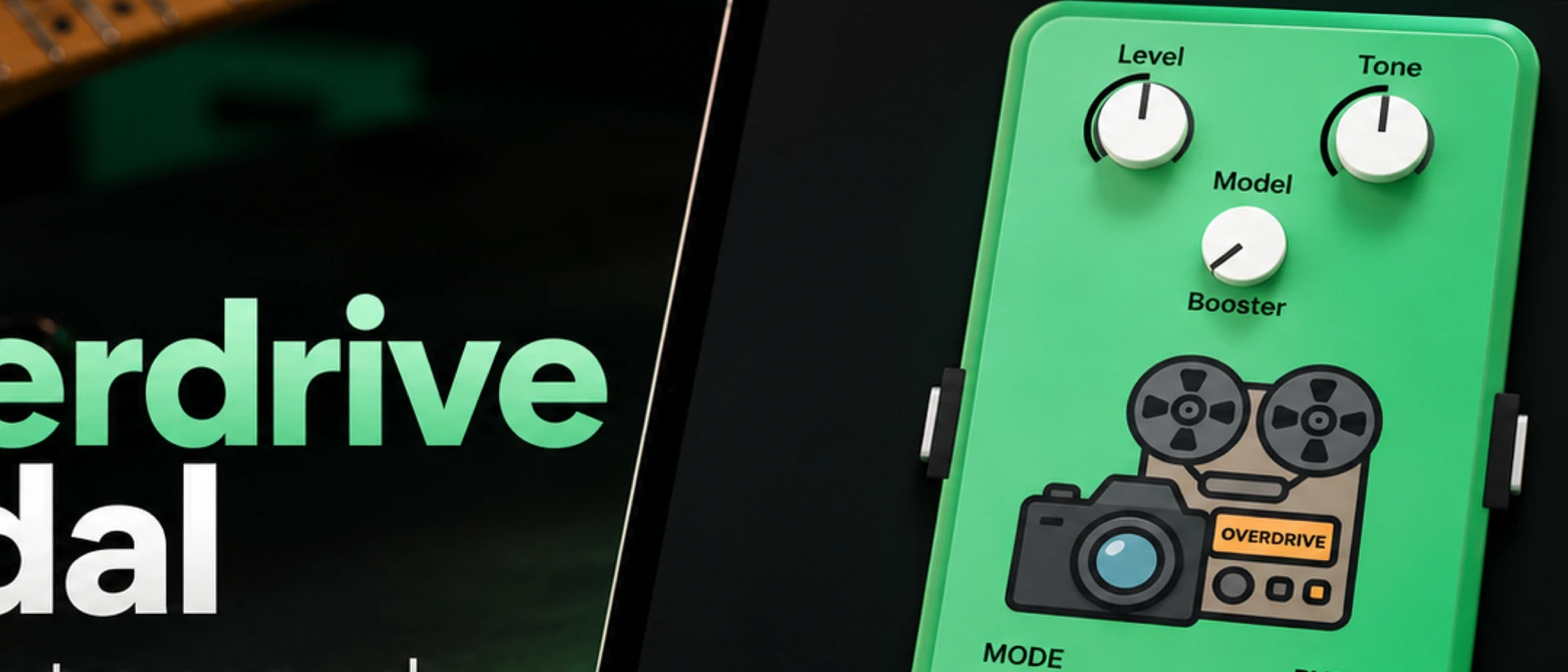 Overdrive Pedal: AUv3 Plugin product page header