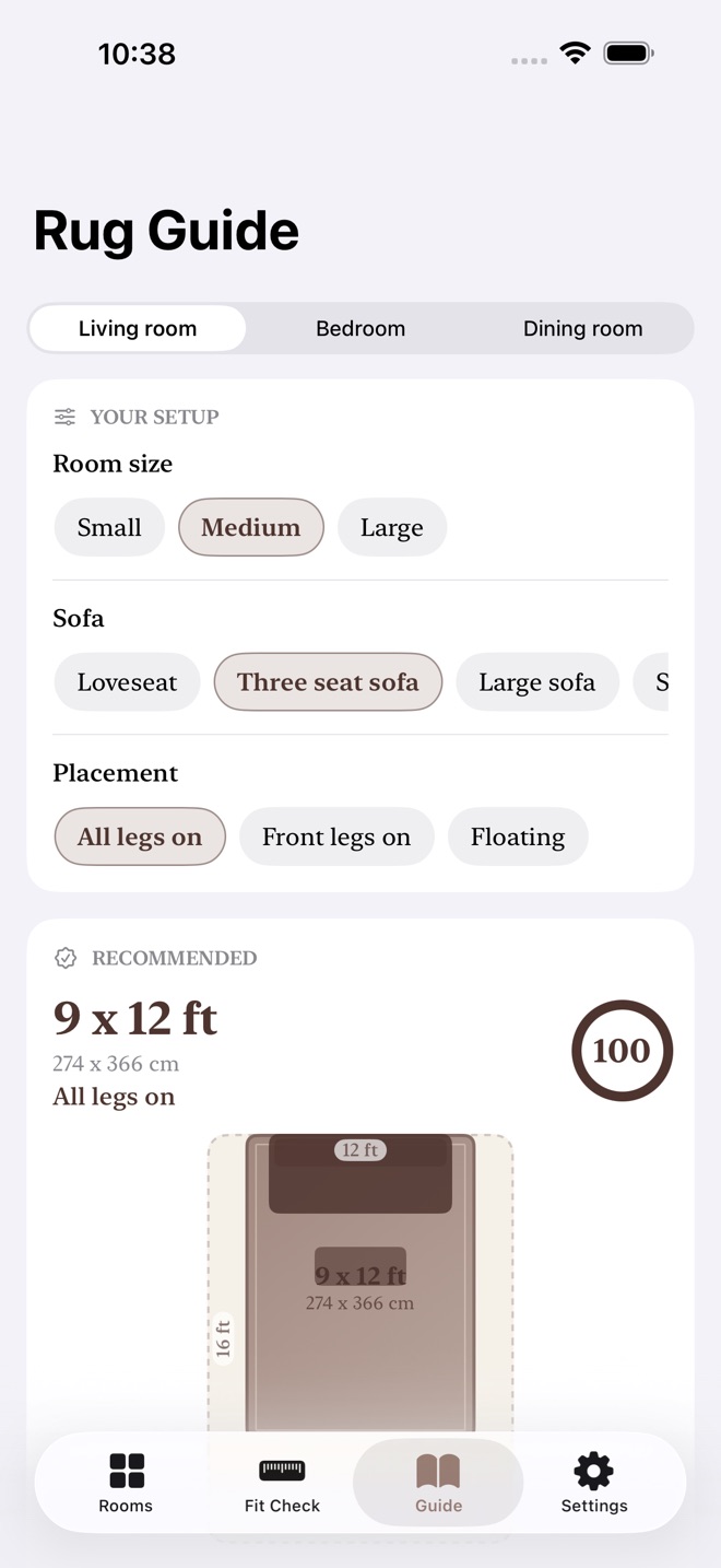 RugFit: Rug Size Guide screenshot 3