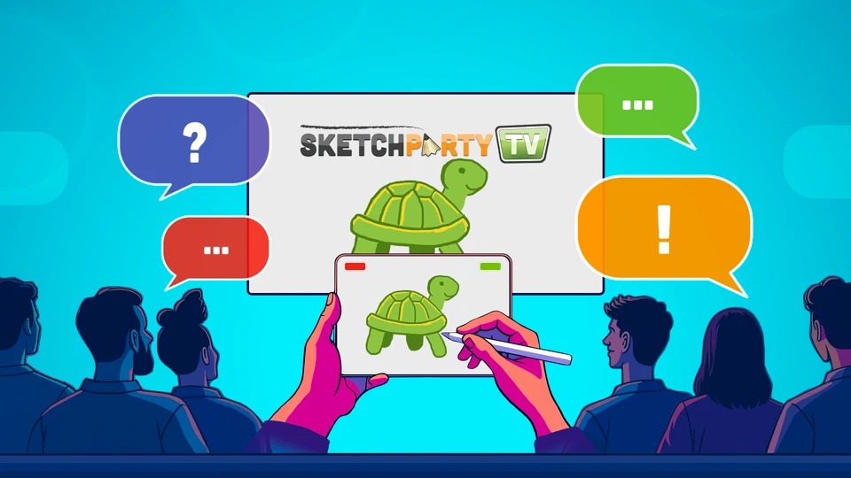 SketchParty TV App Store product page header