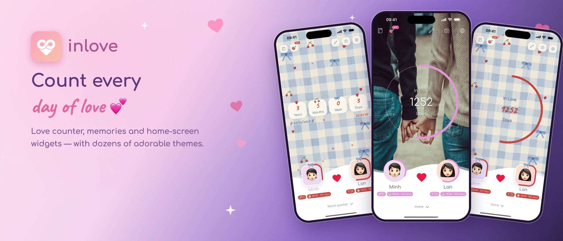 inlove - Couple Day Counter product page header