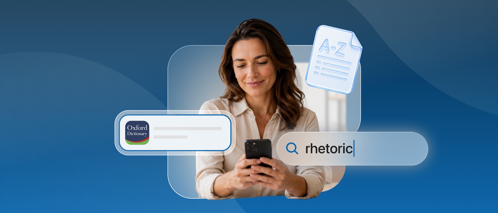 Oxford Dictionary & Thesaurus product page header