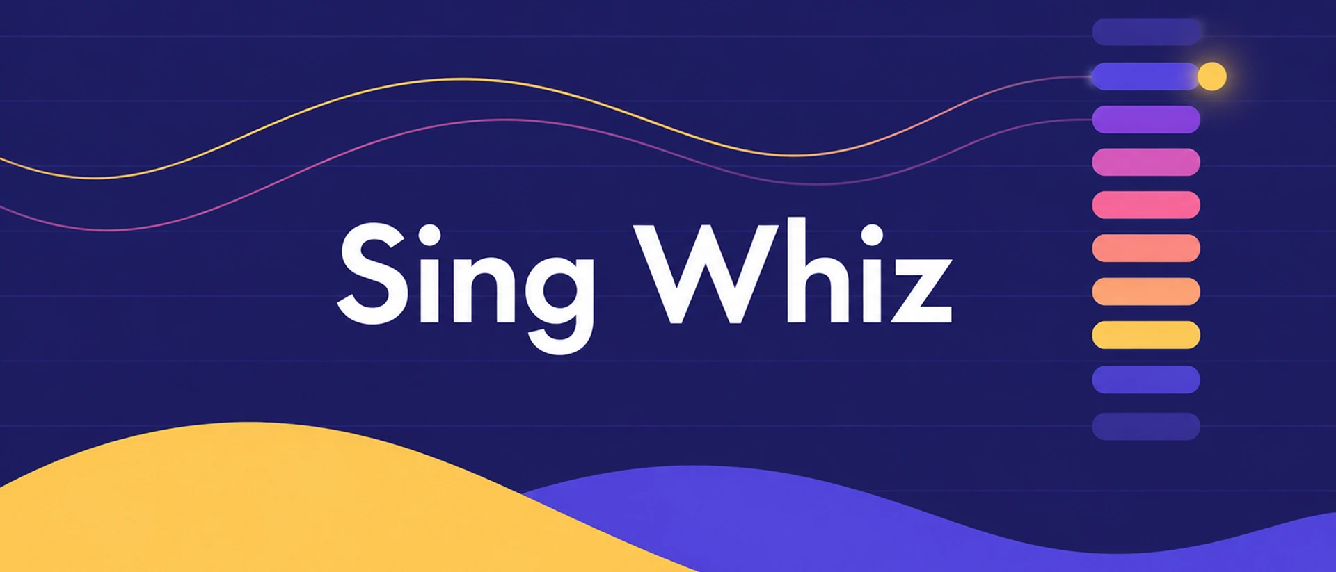 Vocal Range Finder - Sing Whiz product page header