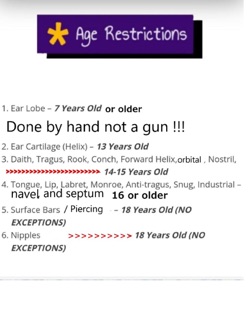 Silver Lining Piercings