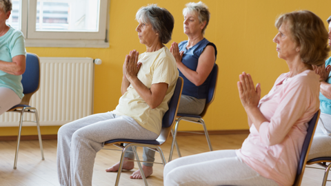 Read more about Senior Yoga : Chair Options