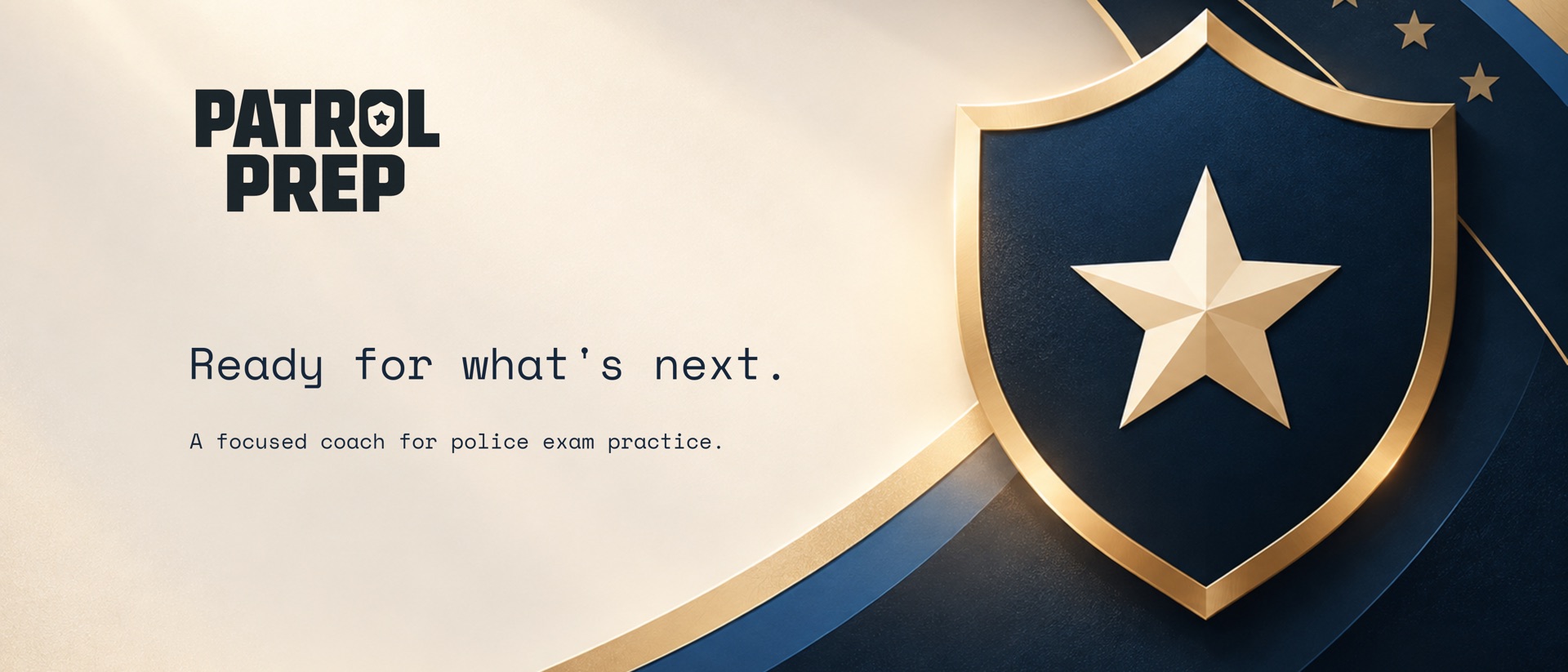 Patrol Prep: Police Exam Coach product page header