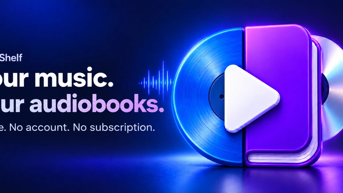 AudioShelf: Music & Books App Store product page header