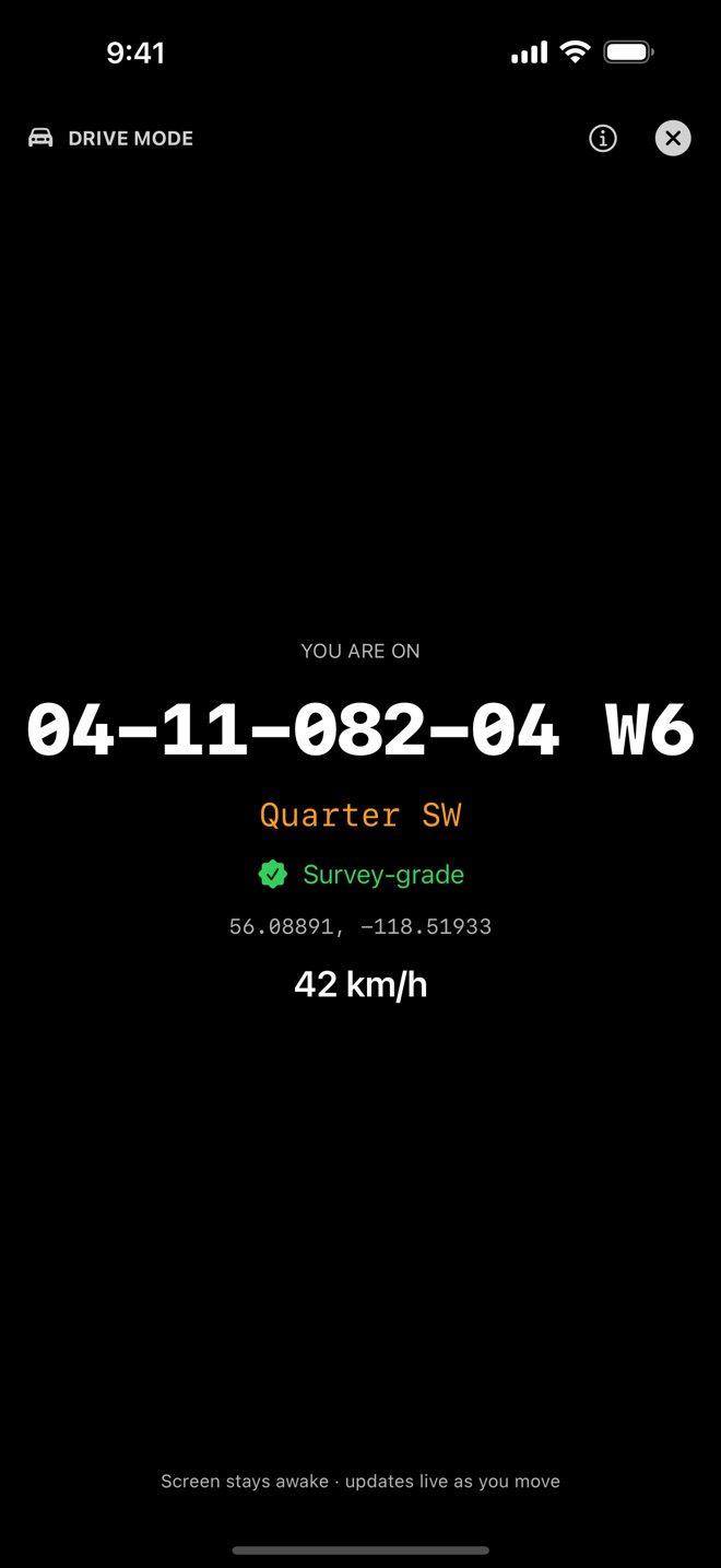 Rangeline: LSD & Land GPS screenshot 2