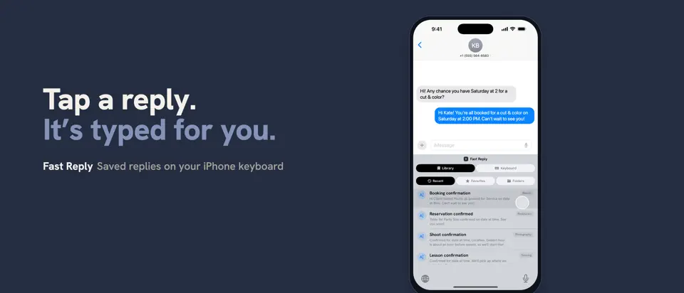 Fast Reply: Saved Replies