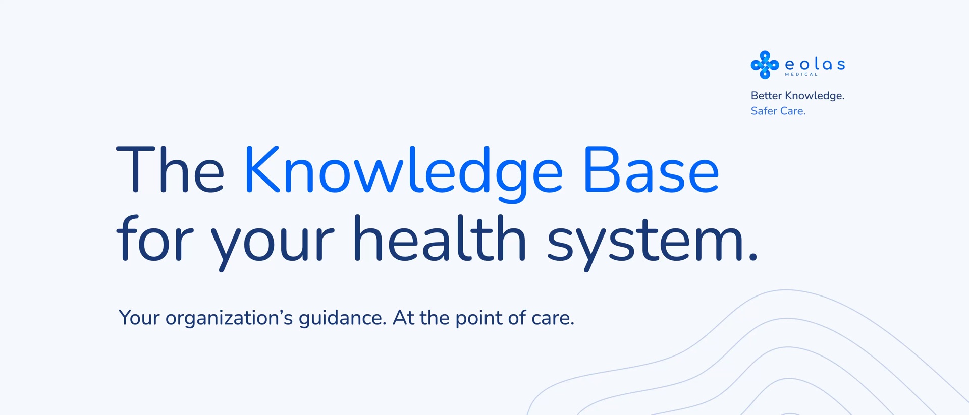 Eolas Medical product page header