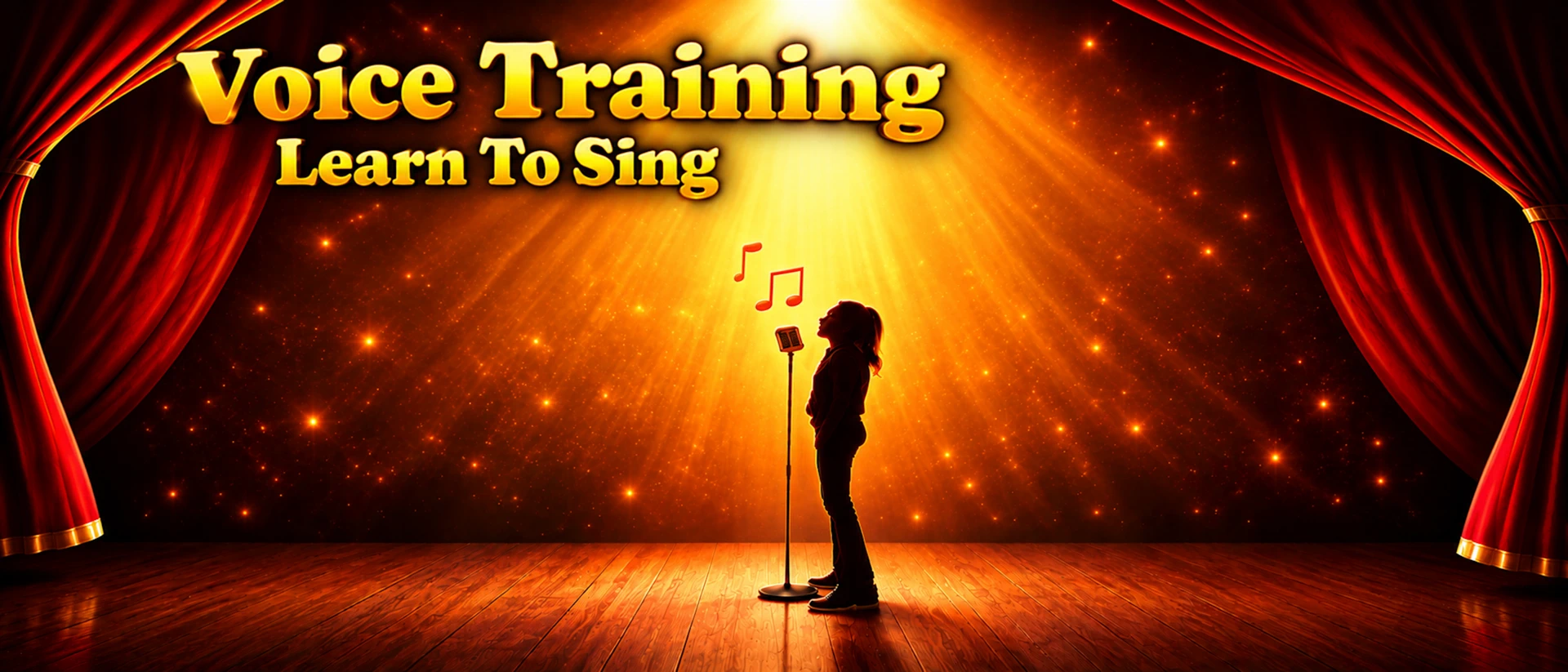 Voice Training - Learn to Sing product page header