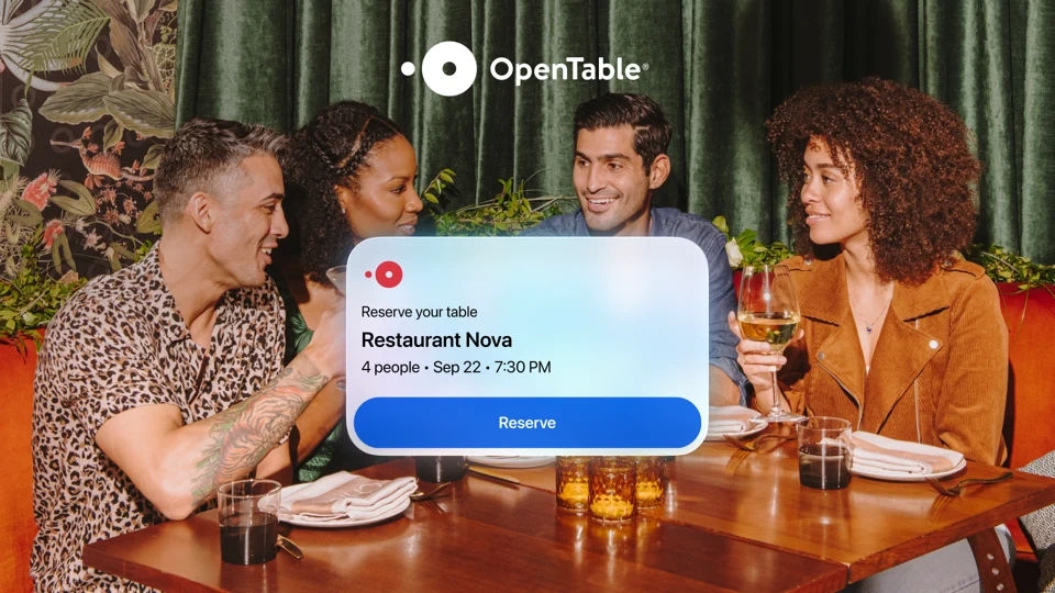 OpenTable App Store search result
