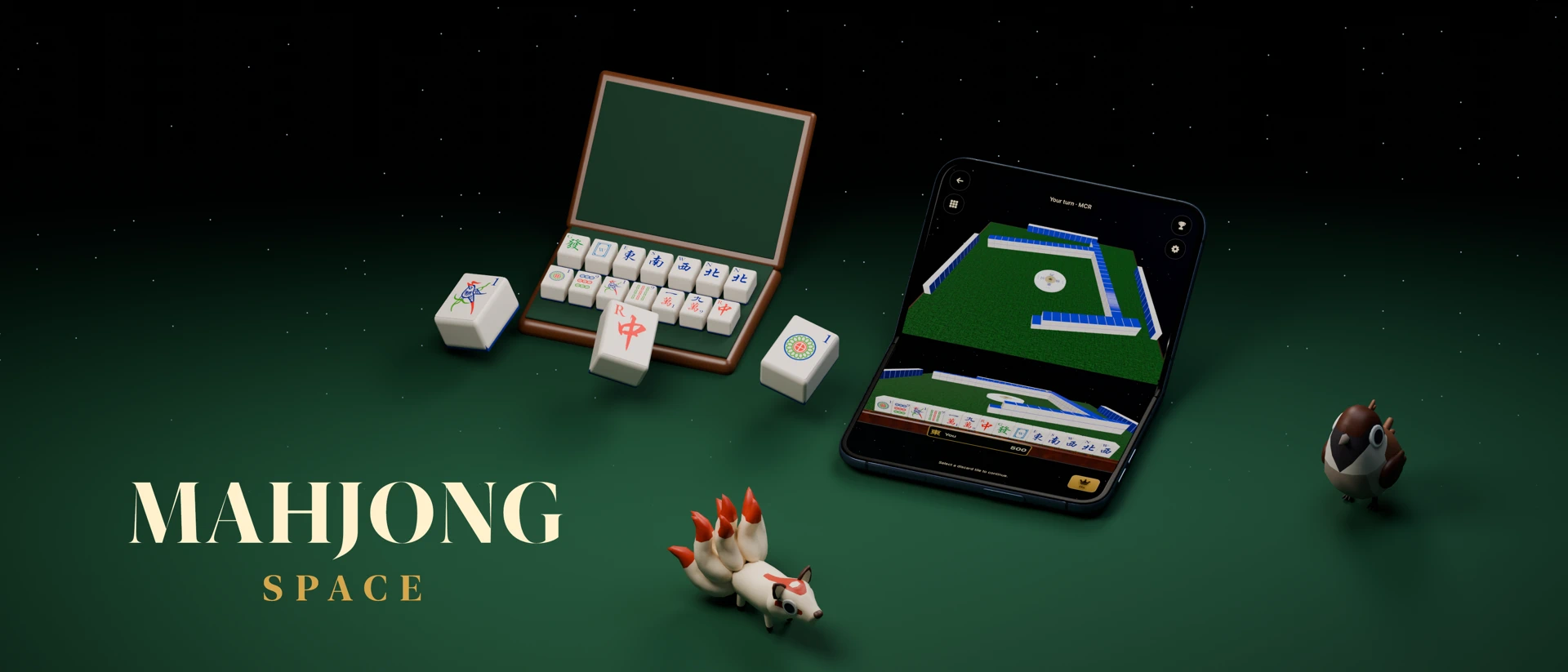 Mahjong Space product page header
