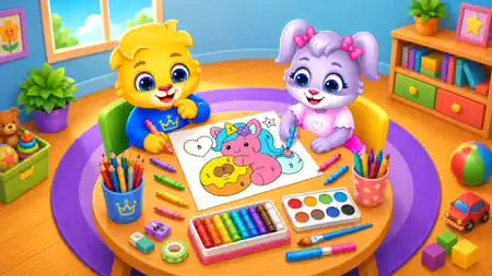 Coloring Games: Painting, Glow iPhone screenshot 4