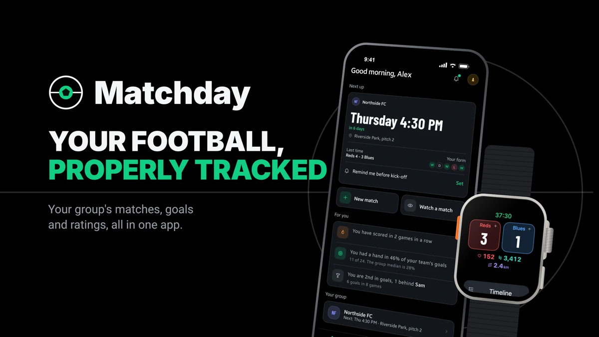 Matchday: Football Tracker search result