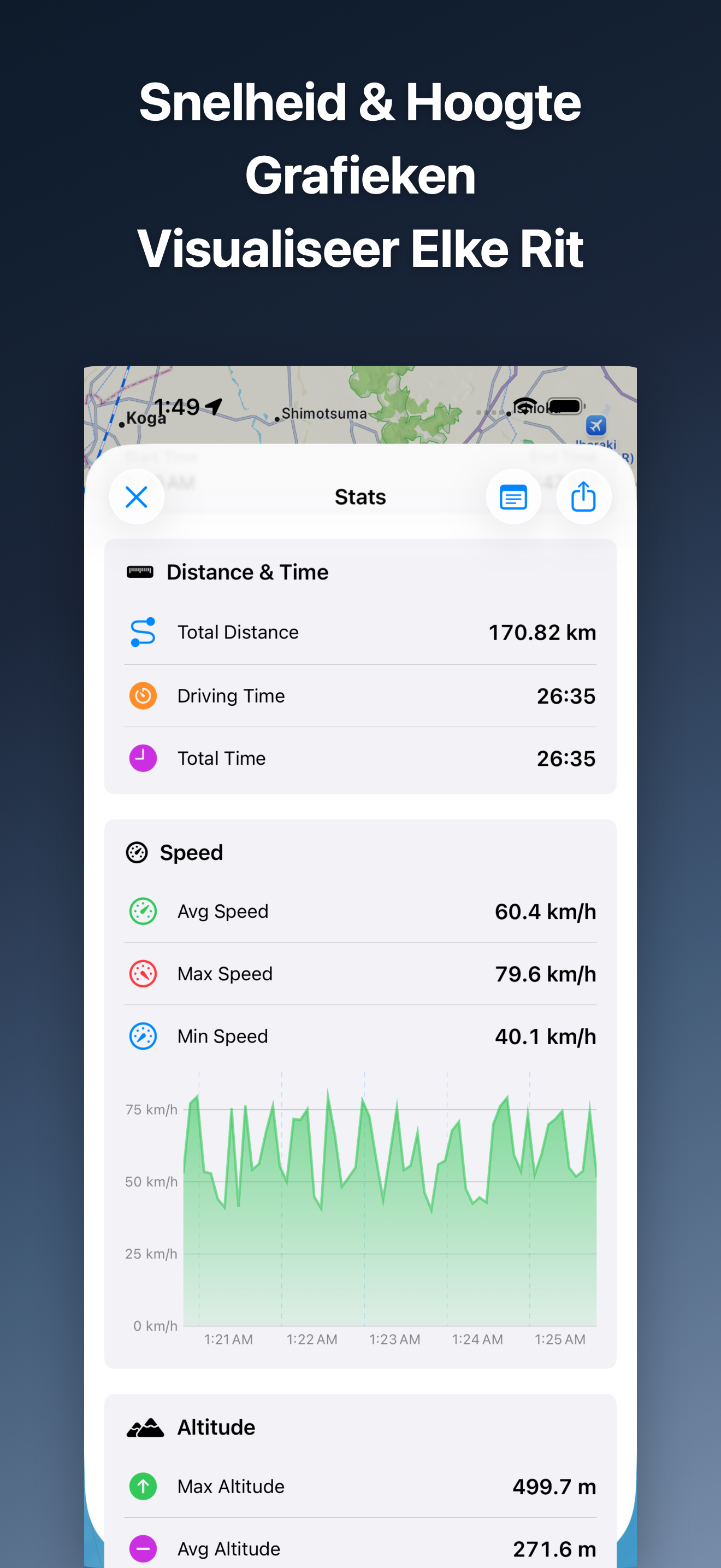 DriveTracker - Driving Log iOS screenshot 4 showing app interface