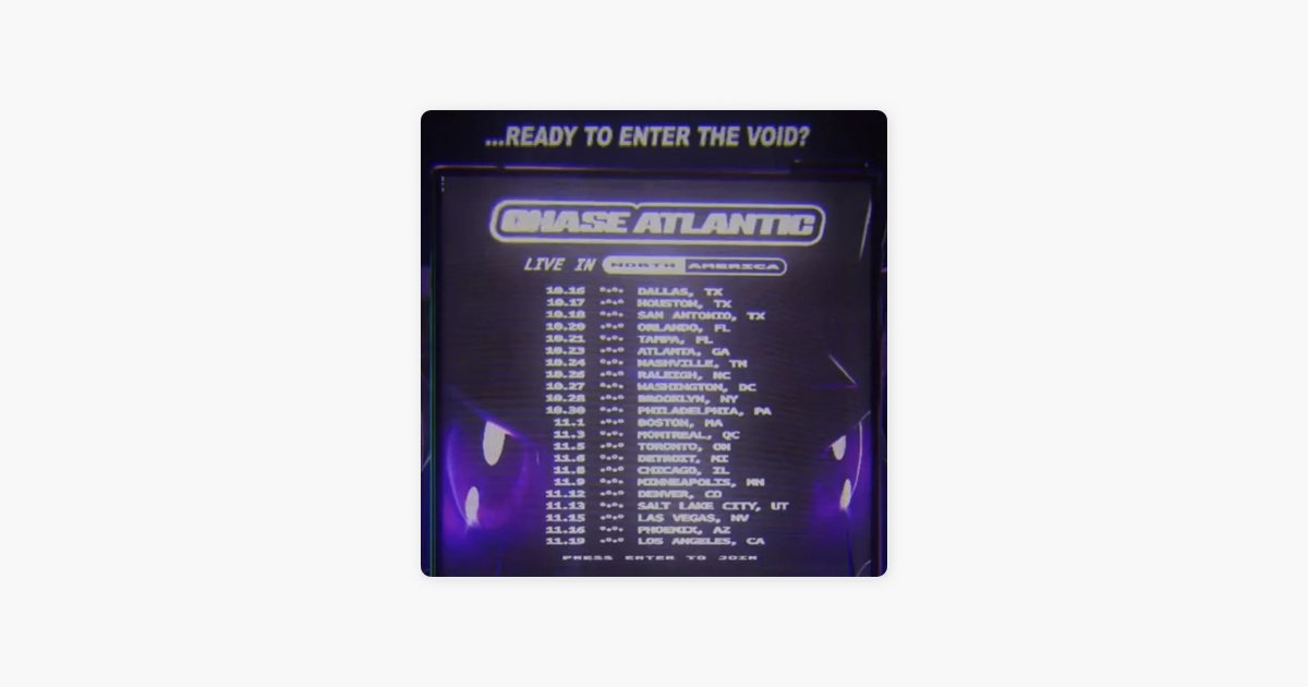 ‎Chase Atlantic Setlist 2024 by Digster Apple Music