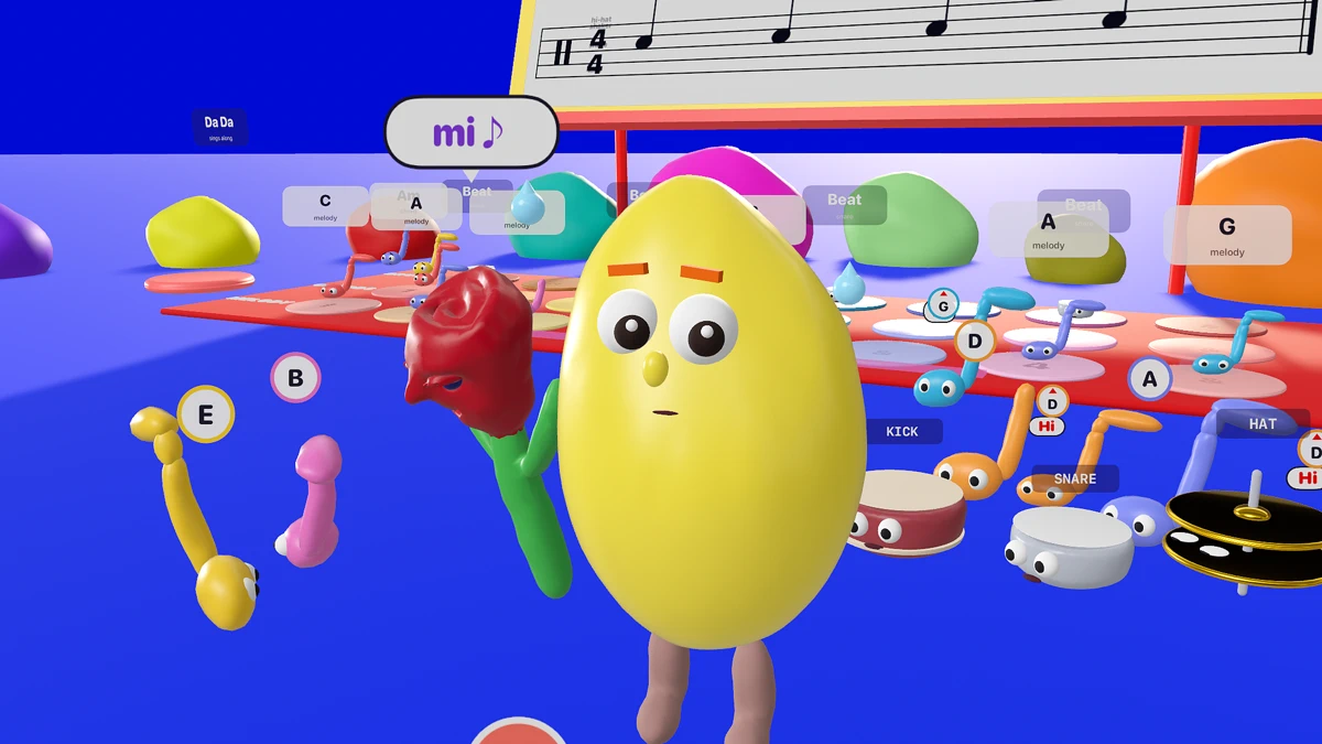Eggface Music Land App Store product page header