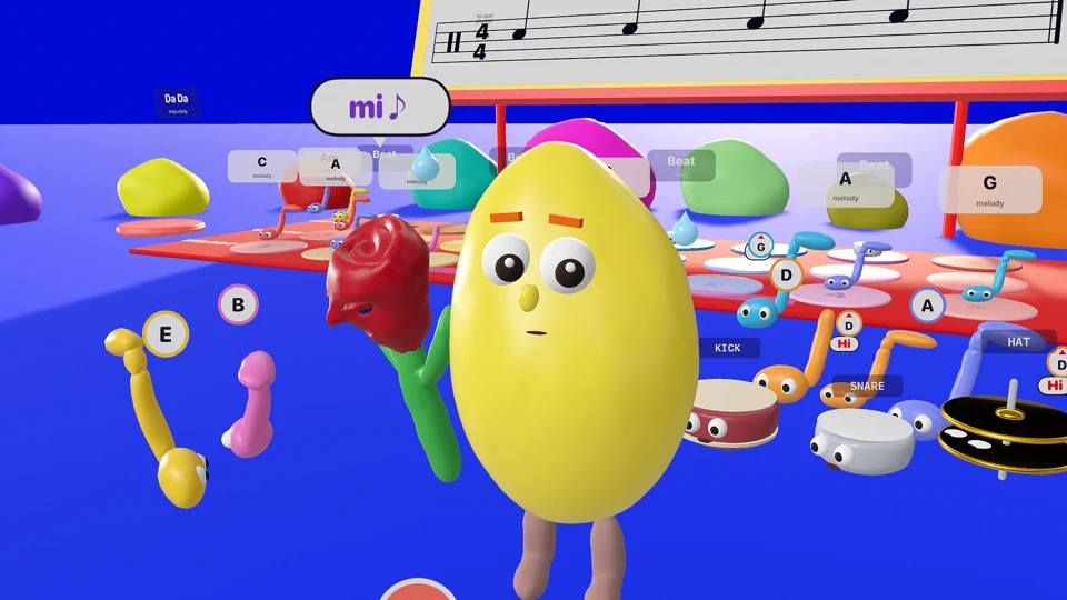 Eggface Music Land App Store product page header