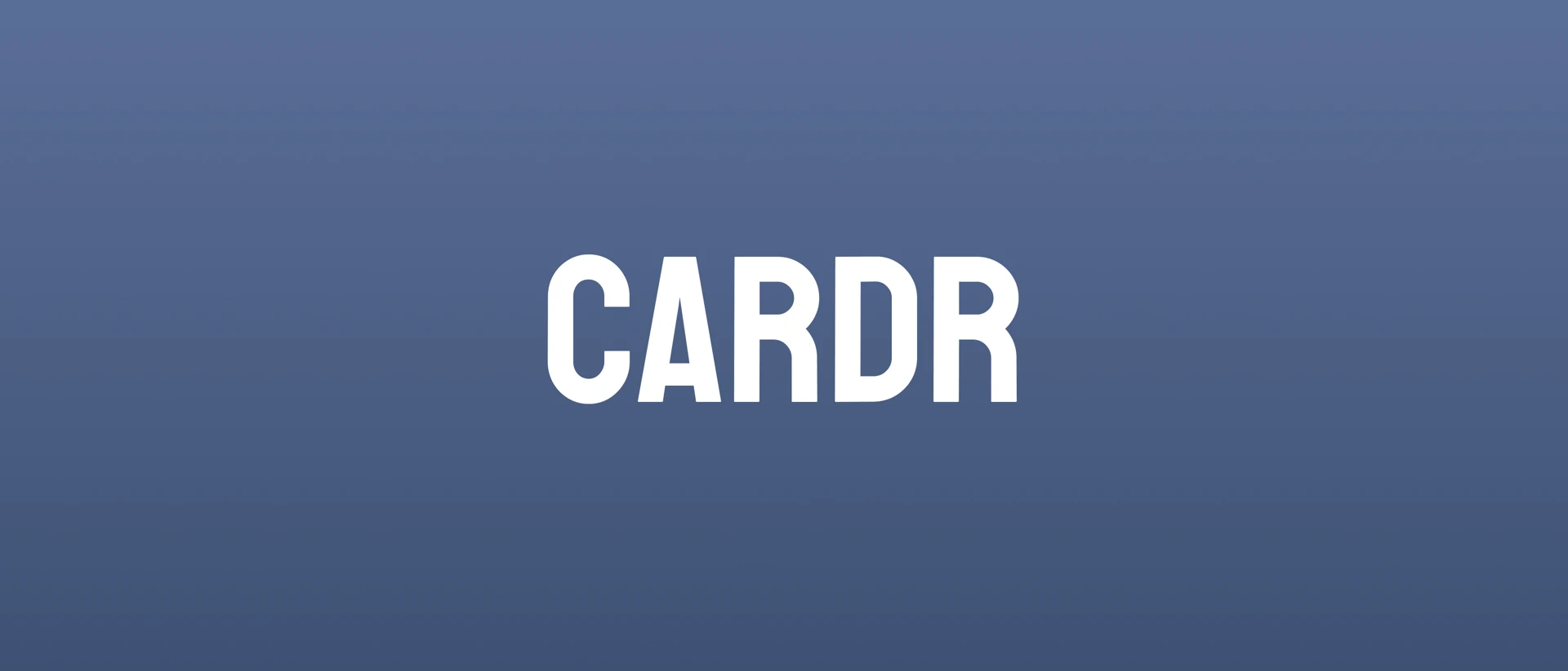 Cardr: Business Card Scanner product page header