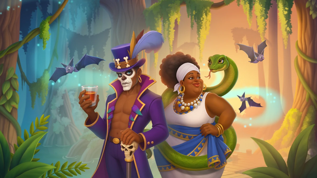 Gummy Drop! Match 3 Puzzles search result, In-app event: Lost in the Swamps