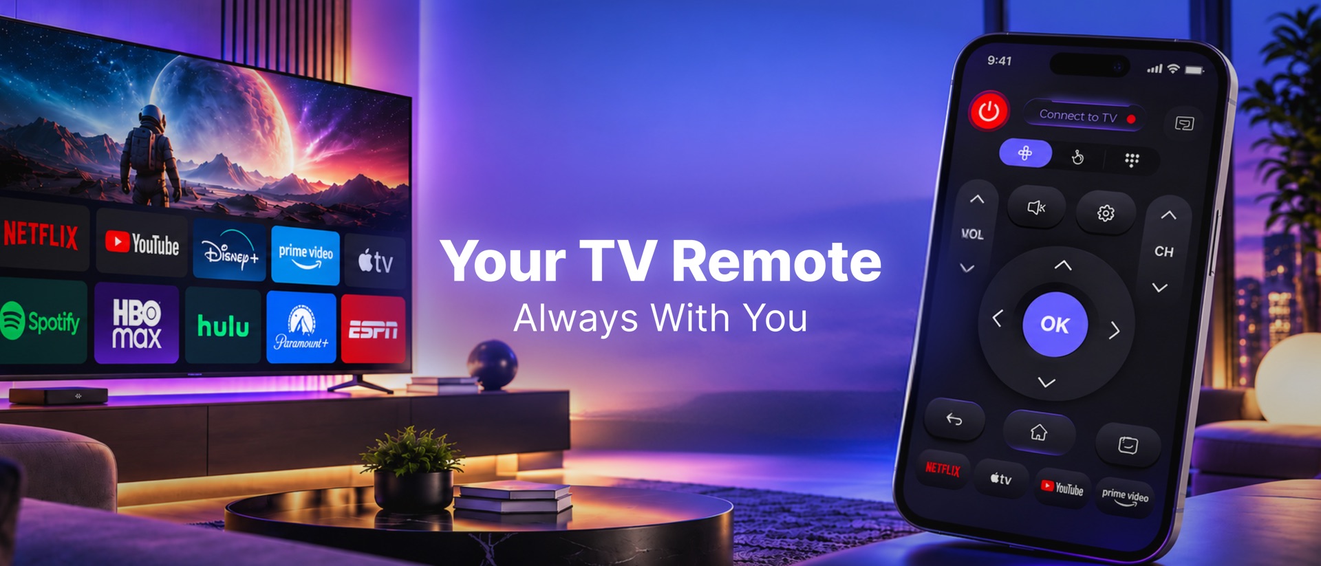 UniRemote：Universal TV Remote product page header