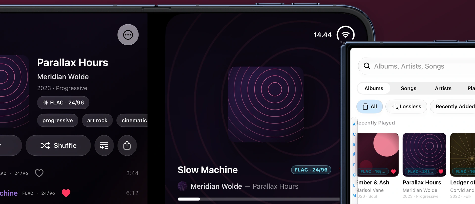 Flaccy – Lossless FLAC Player product page header