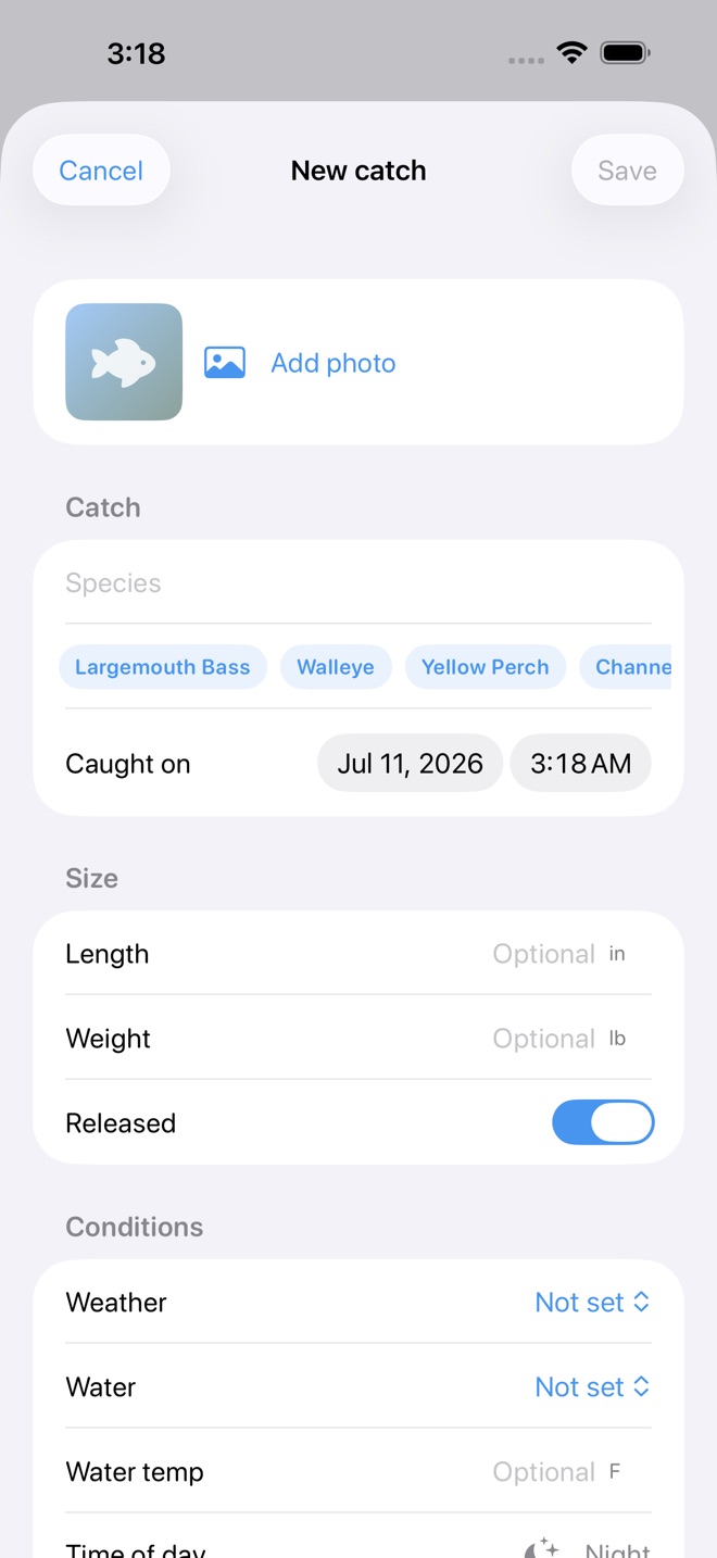 FishMarker: Catch Log screenshot 2