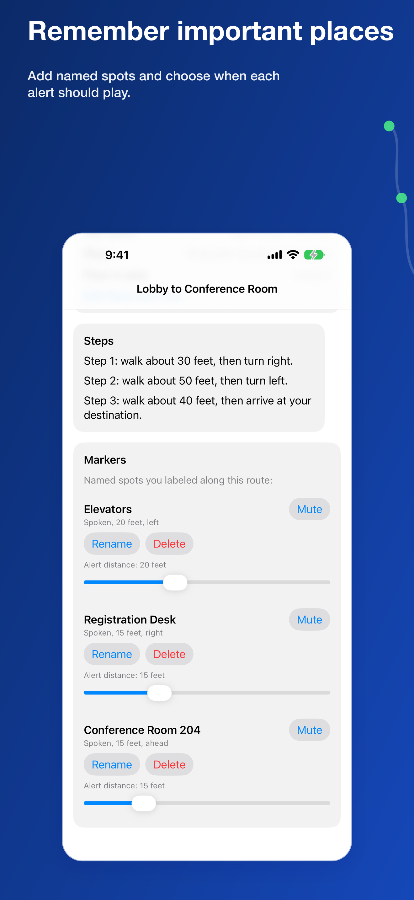 Start Navigating iPhone screenshot 5