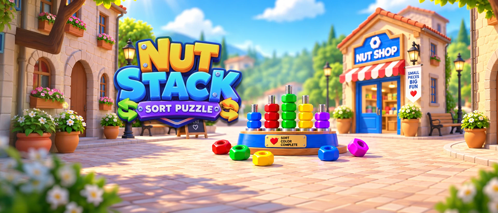Nut Stack: Sort Puzzle App Store product page header