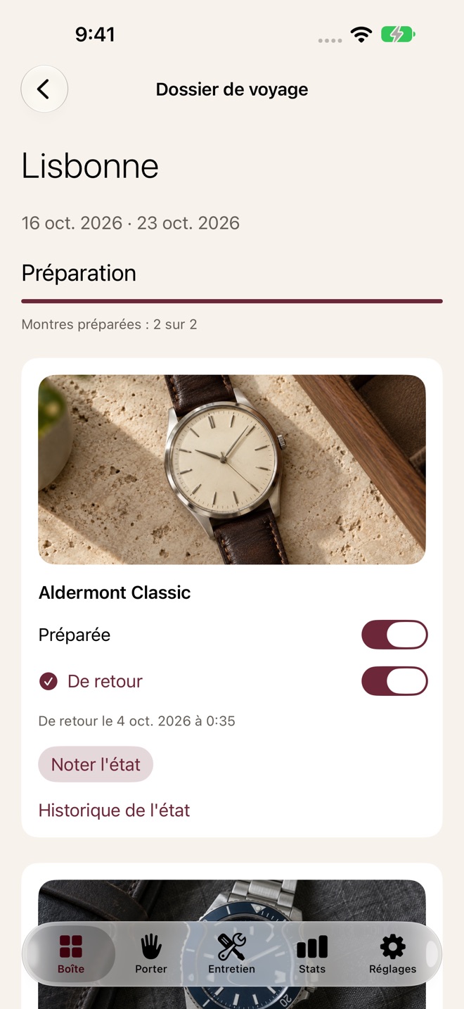 CrownBox : Collection montres capture d’écran 7