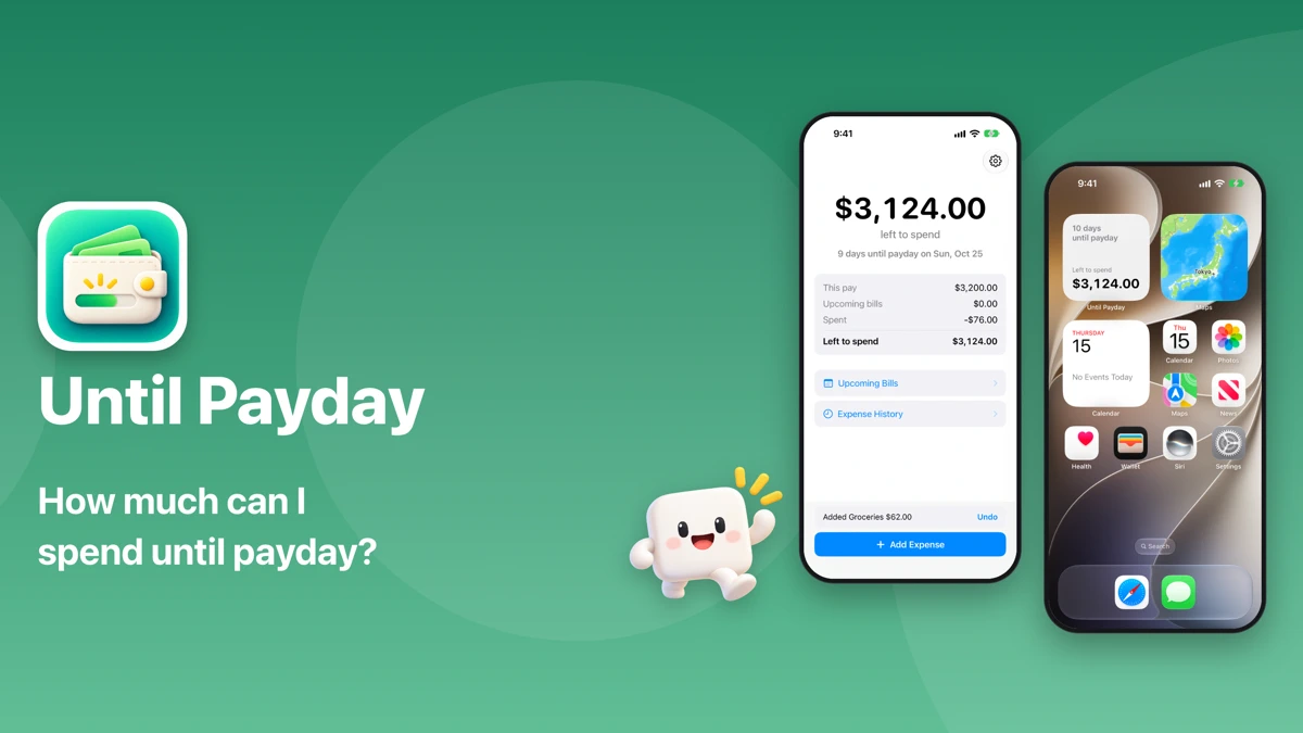Until Payday: Budget Countdown App Store product page header