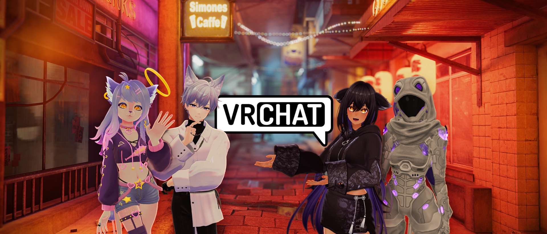 VRChat product page header