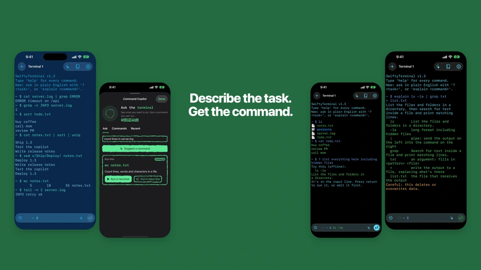 SwiftyTerminal: Terminal Shell App Store search result