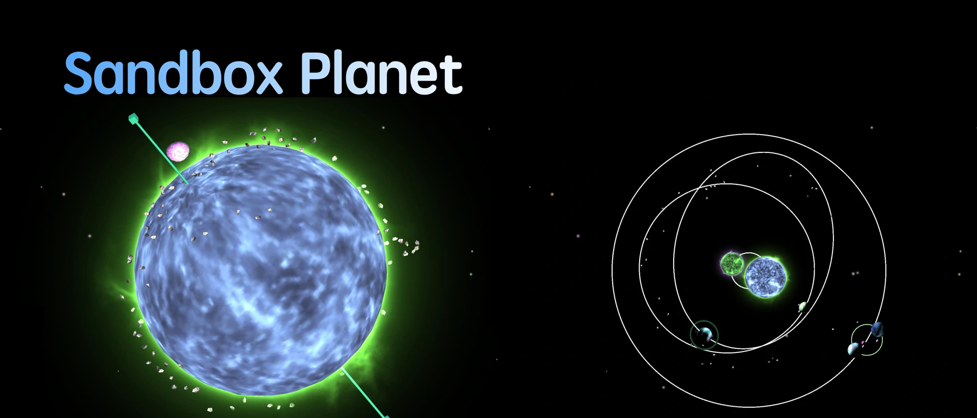 Sandbox Planet product page header