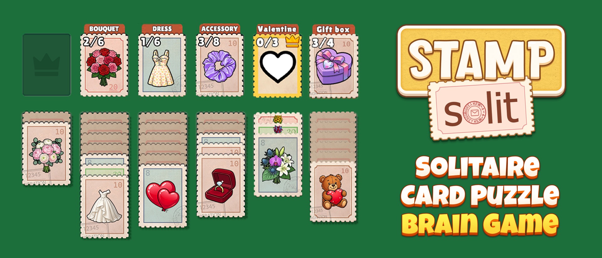 Stamp Solitaire: Card Matching product page header