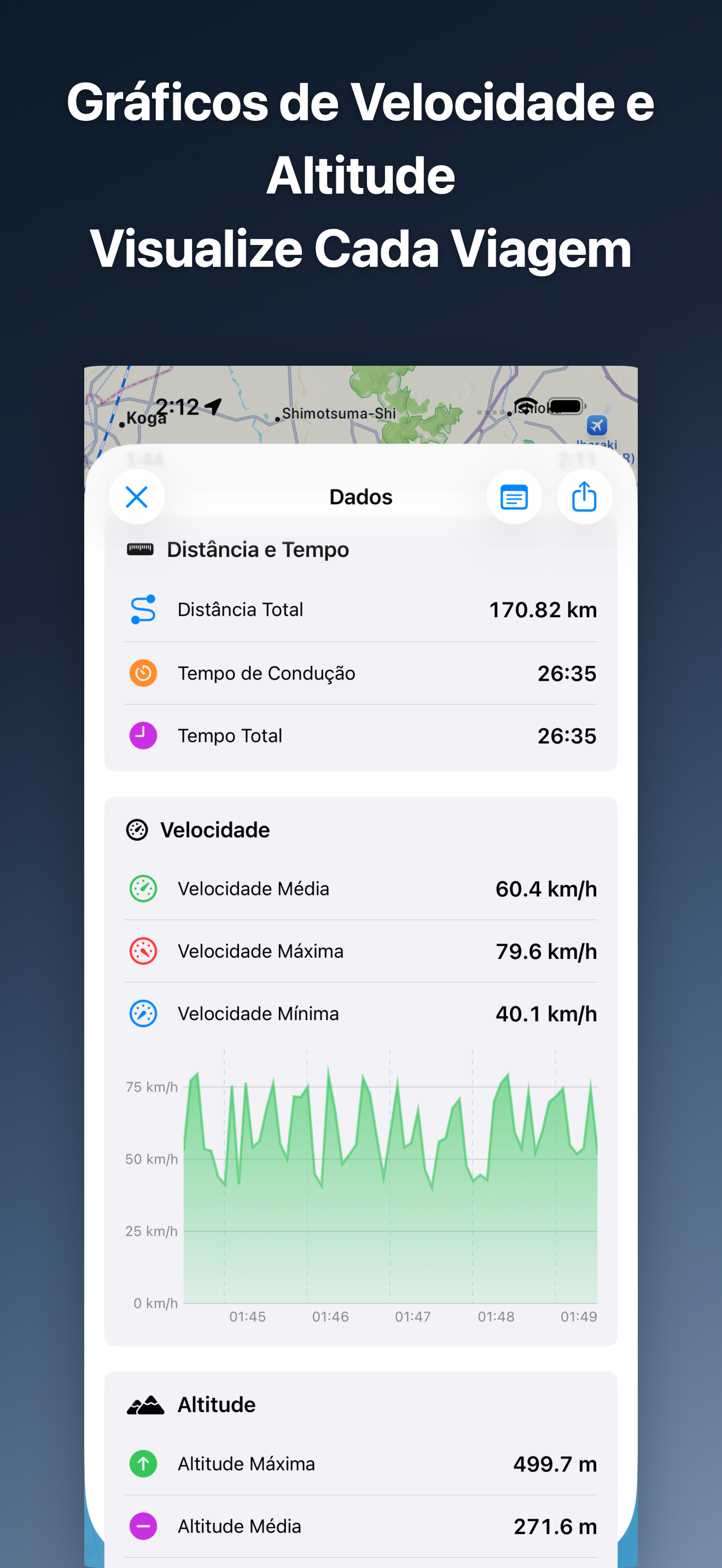 DriveTracker - Driving Log iOS screenshot 4 showing app interface