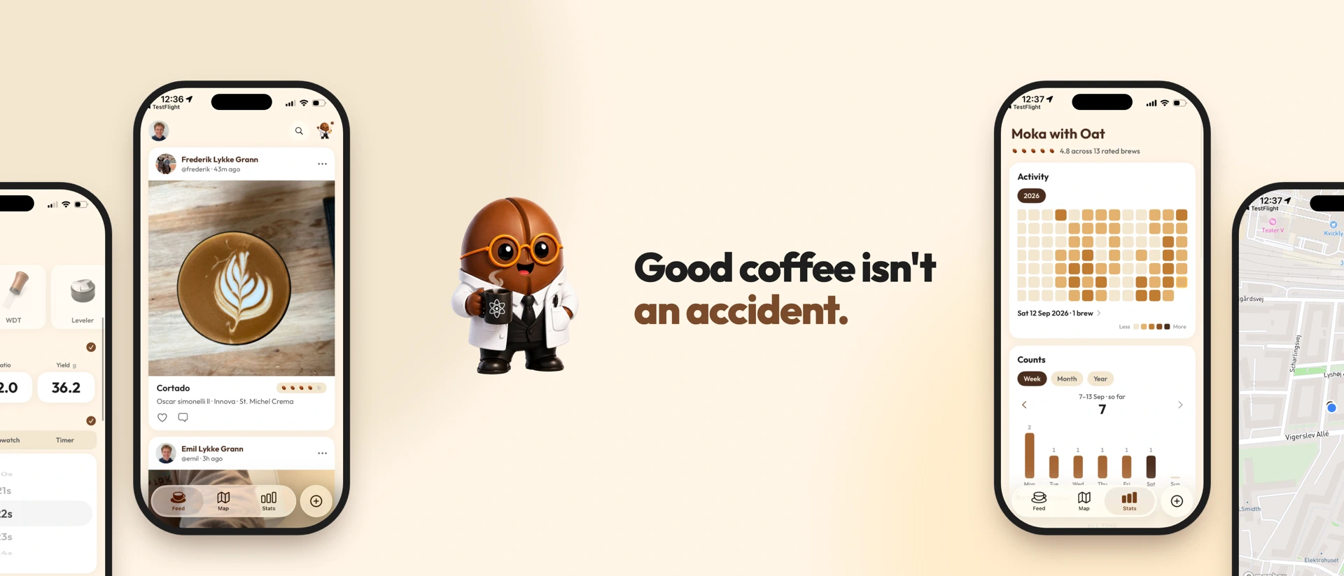 Koffeelab: Your coffee journal product page header
