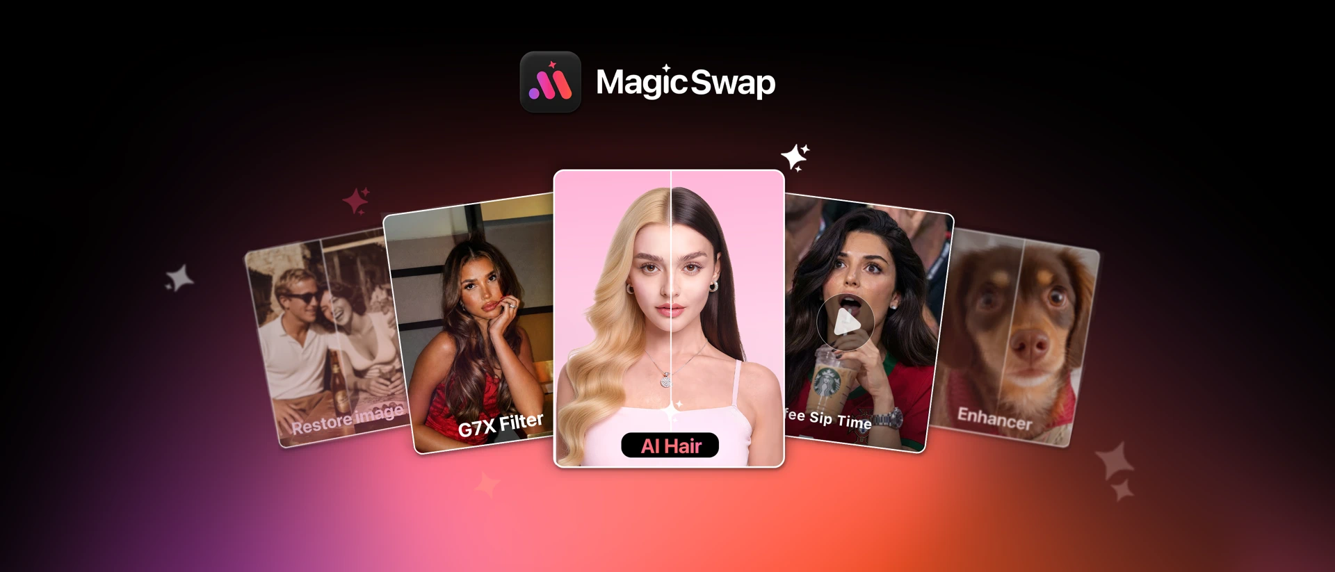 MagicSwap: AI Photo & Video product page header