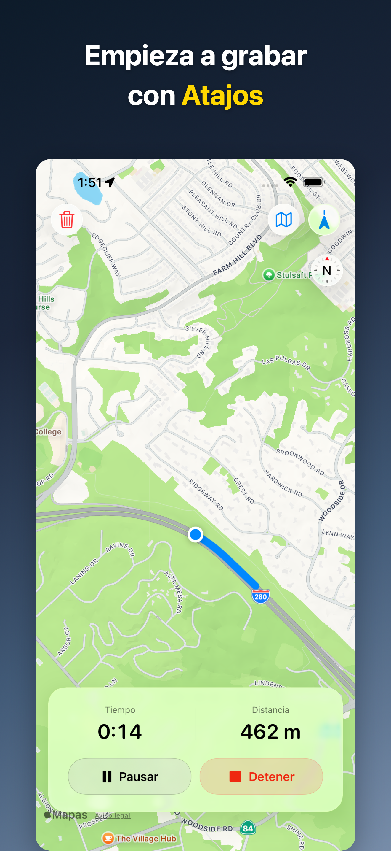 DriveTracker - Driving Log iOS screenshot 1 showing app interface