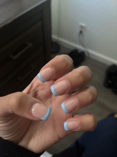 Pink and White Nails Photos